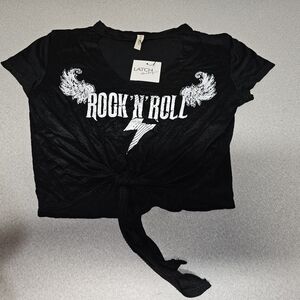 Pink Berry Crop Top Size Small